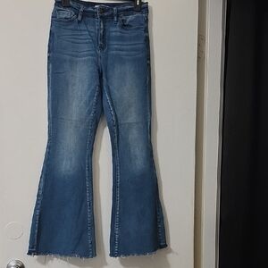 KanCan Signature Classic Blue Flare Jeans for Women